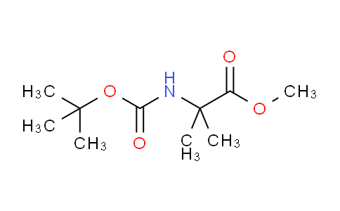 CAS No. 84758-55-4, Methyl 2-((tert-butoxycarbonyl)amino)-2-methylpropanoate