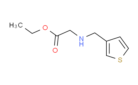 CAS No. 79714-11-7, Ethyl 2-((thiophen-3-ylmethyl)amino)acetate