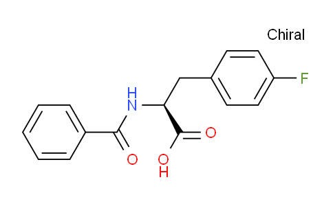 CAS No. 143120-37-0, (S)-2-Benzamido-3-(4-fluorophenyl)propanoic acid