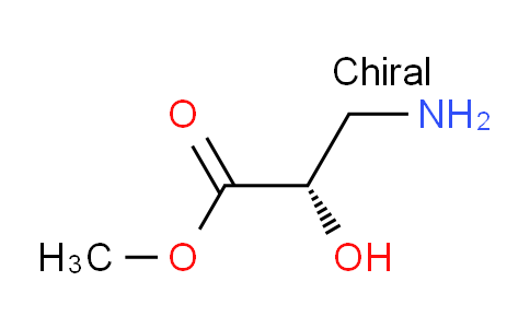 CAS No. 133153-75-0, (S)-Methyl 3-amino-2-hydroxypropanoate