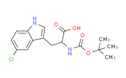 CAS No. 361576-61-6, Boc-5-chloro-DL-tryptophan