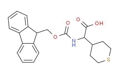 CAS No. 443991-25-1, 2-(Fmoc-amino)-2-(4-tetrahydrothiopyranyl)acetic Acid