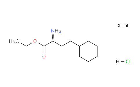 CAS No. 402825-02-9, (R)-Ethyl 2-amino-4-cyclohexylbutanoate hydrochloride