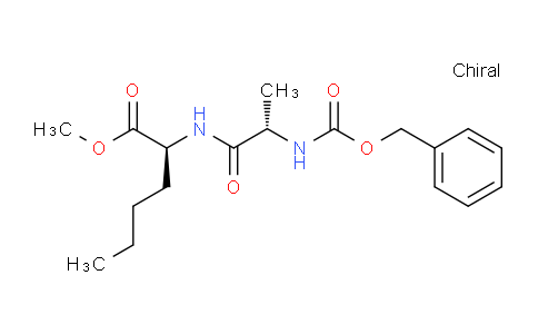 CAS No. 76264-04-5, (S)-Methyl 2-((S)-2-(((benzyloxy)carbonyl)amino)propanamido)hexanoate