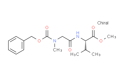 CAS No. 70120-82-0, (S)-Methyl 2-(2-(((benzyloxy)carbonyl)(methyl)amino)acetamido)-3-methylbutanoate