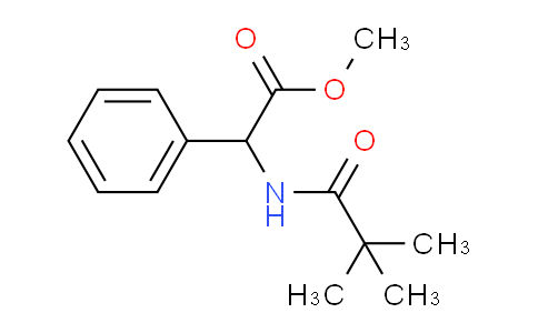 CAS No. 120226-40-6, Methyl 2-phenyl-2-pivalamidoacetate