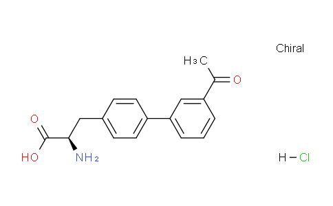 CAS No. 1284163-33-2, (R)-3-(3'-Acetyl-[1,1'-biphenyl]-4-yl)-2-aminopropanoic acid hydrochloride