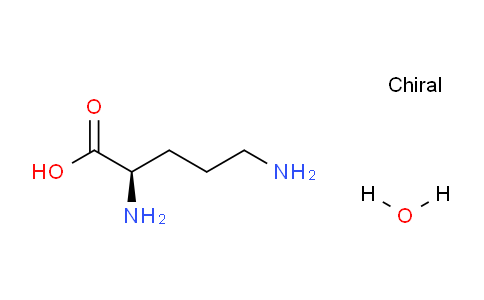CAS No. 207734-73-4, (R)-2,5-Diaminopentanoic acid hydrate