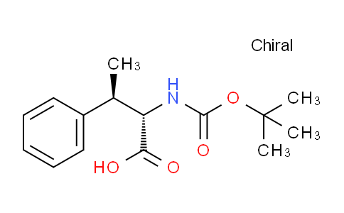 CAS No. 145432-51-5, (2S,3R)-2-[(2-methylpropan-2-yl)oxycarbonylamino]-3-phenylbutanoic acid