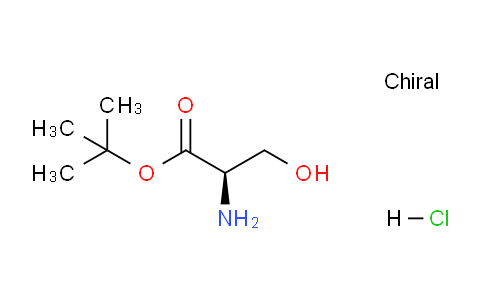 CAS No. 1033753-14-8, tert-butyl (2R)-2-amino-3-hydroxypropanoate;hydrochloride