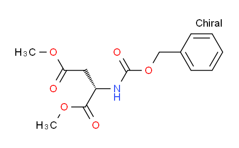 CAS No. 35909-93-4, N-Alpha-carbobenzoxy-l-aspartic acid alpha,beta-dimethyl ester