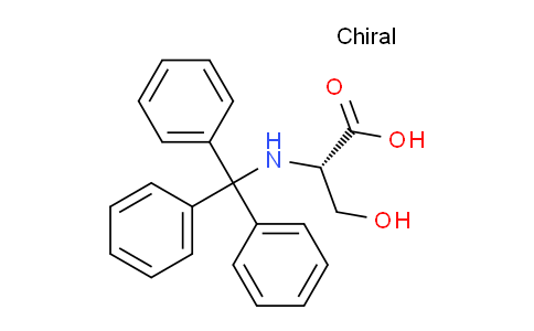 CAS No. 4465-45-6, (2S)-3-hydroxy-2-[(triphenylmethyl)amino]propanoic acid