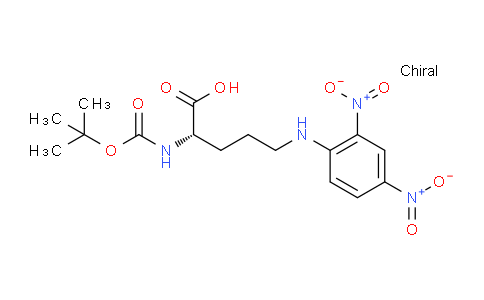 CAS No. 82518-61-4, (S)-2-((tert-Butoxycarbonyl)amino)-5-((2,4-dinitrophenyl)amino)pentanoic acid