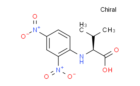 CAS No. 1694-97-9, (S)-2-((2,4-Dinitrophenyl)amino)-3-methylbutanoic acid