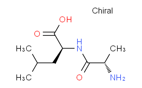 CAS No. 1638-60-4, (S)-2-((S)-2-Aminopropanamido)-4-methylpentanoic acid