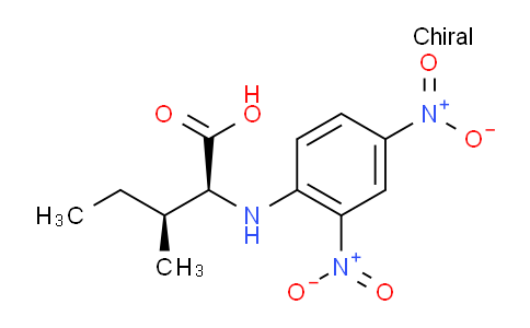 CAS No. 1655-56-7, (2S,3S)-2-((2,4-Dinitrophenyl)amino)-3-methylpentanoic acid
