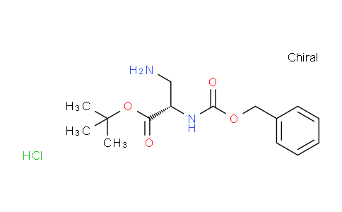 CAS No. 174796-88-4, (S)-tert-Butyl 3-amino-2-(((benzyloxy)carbonyl)amino)propanoate hydrochloride