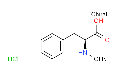 CAS No. 2366-30-5, (S)-2-(Methylamino)-3-phenylpropanoic acid hydrochloride