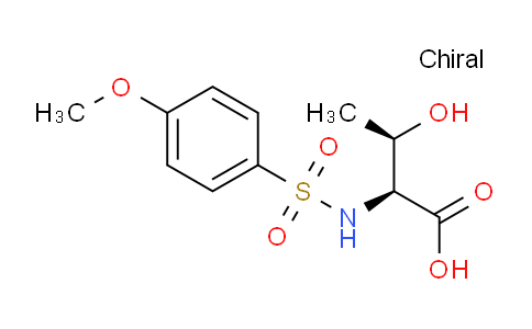 CAS No. 113793-31-0, (2S,3R)-3-Hydroxy-2-(4-methoxyphenylsulfonamido)butanoic acid