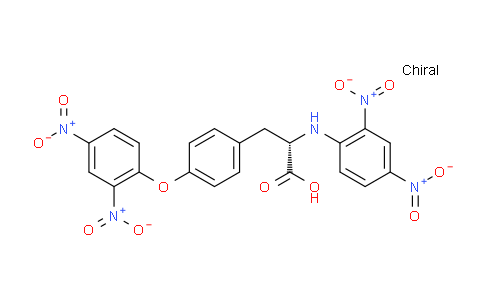 CAS No. 1694-93-5, (S)-3-(4-(2,4-Dinitrophenoxy)phenyl)-2-((2,4-dinitrophenyl)amino)propanoic acid