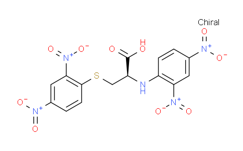 CAS No. 1655-62-5, (R)-2-((2,4-Dinitrophenyl)amino)-3-((2,4-dinitrophenyl)thio)propanoic acid