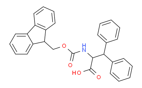 CAS No. 839719-72-1, 2-((((9H-Fluoren-9-yl)methoxy)carbonyl)amino)-3,3-diphenylpropanoic acid