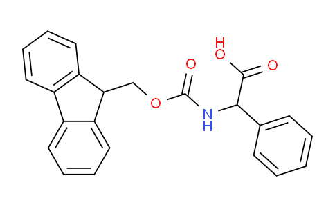 CAS No. 163883-97-4, 2-((((9H-Fluoren-9-yl)methoxy)carbonyl)amino)-2-phenylacetic acid