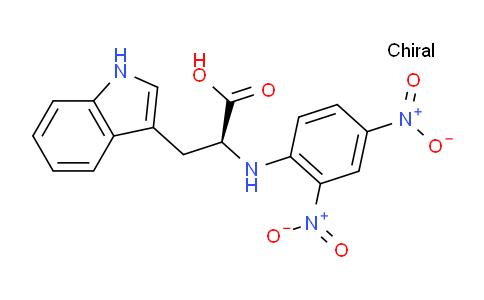 CAS No. 1655-51-2, (S)-2-((2,4-Dinitrophenyl)amino)-3-(1H-indol-3-yl)propanoic acid