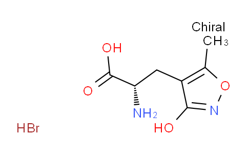 CAS No. 84799-52-0, (S)-2-Amino-3-(3-hydroxy-5-methylisoxazol-4-yl)propanoic acid hydrobromide