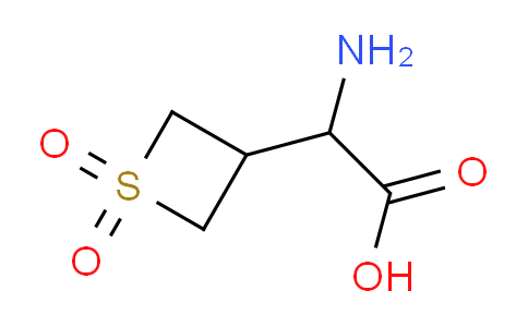 CAS No. 1779360-08-5, 2-amino-2-(1,1-dioxo-1λ⁶-thietan-3-yl)acetic acid