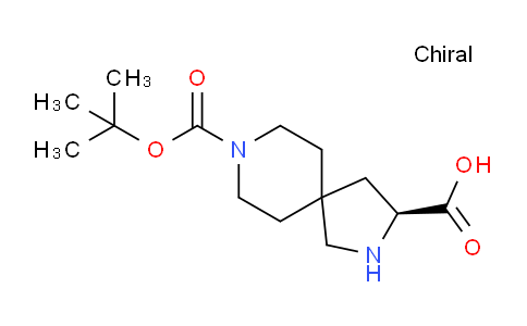 CAS No. 2306253-97-2, (3S)-8-[(tert-butoxy)carbonyl]-2,8-diazaspiro[4.5]decane-3-carboxylic acid