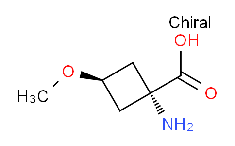 CAS No. 2168243-19-2, trans-1-amino-3-methoxy-cyclobutanecarboxylic acid
