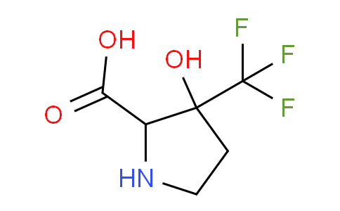 CAS No. 1423024-00-3, 3-hydroxy-3-(trifluoromethyl)pyrrolidine-2-carboxylic acid