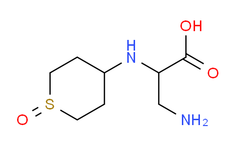 CAS No. 1696878-14-4, 3-amino-2-[(1-oxo-1λ⁴-thian-4-yl)amino]propanoic acid