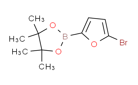 CAS No. 1111096-25-3, 2-(5-bromofuran-2-yl)-4,4,5,5-tetramethyl-1,3,2-dioxaborolane