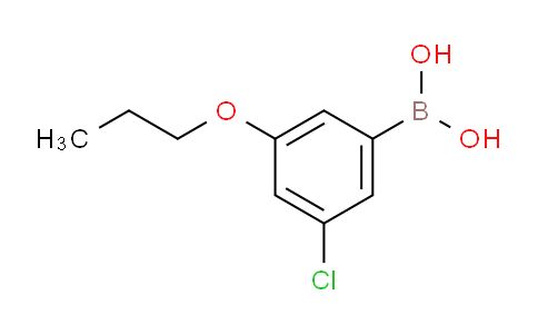 CAS No. 1256345-74-0, (3-Chloro-5-propoxyphenyl)boronic acid