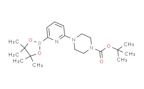 CAS No. 1309982-26-0, tert-Butyl 4-(6-(4,4,5,5-tetramethyl-1,3,2-dioxaborolan-2-yl)pyridin-2-yl)piperazine-1-carboxylate