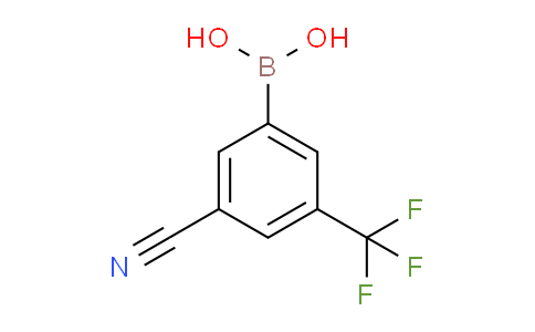 CAS No. 1212021-62-9, (3-cyano-5-(trifluoromethyl)phenyl)boronic acid