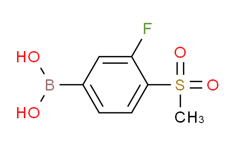 CAS No. 648904-83-0, 3-Fluoro-4-(methylsulfonyl)phenylboronic Acid
