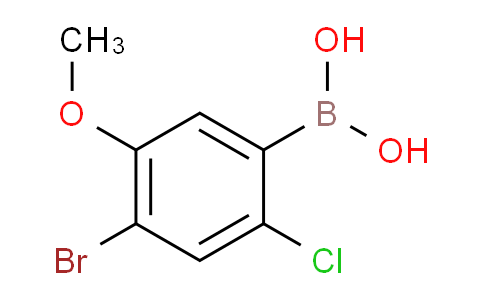 CAS No. 850567-94-1, (4-Bromo-2-chloro-5-methoxyphenyl)boronic acid