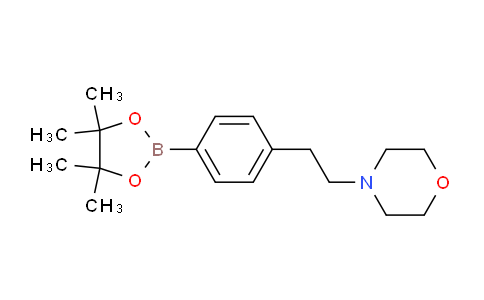CAS No. 364794-81-0, 4-(4-(4,4,5,5-Tetramethyl-1,3,2-dioxaborolan-2-yl)phenethyl)morpholine