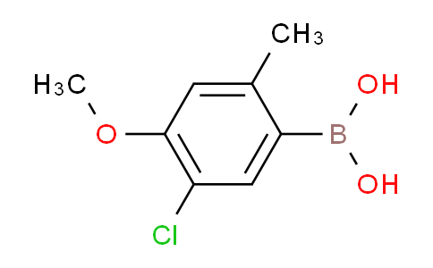 CAS No. 511295-09-3, (5-chloro-4-methoxy-2-methylphenyl)boronic acid