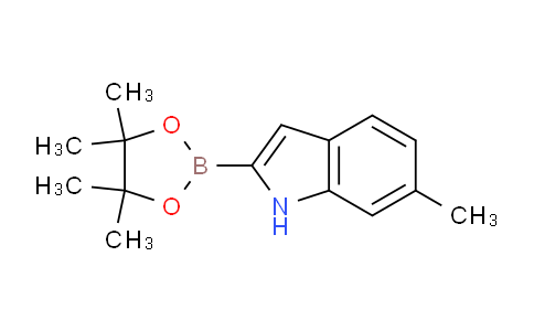 CAS No. 912332-45-7, 6-methyl-2-(4,4,5,5-tetramethyl-1,3,2-dioxaborolan-2-yl)-1H-indole