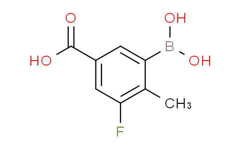 CAS No. 917223-87-1, 3-borono-5-fluoro-4-methylbenzoic acid
