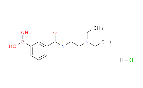 CAS No. 957061-01-7, (3-((2-(diethylamino)ethyl)carbamoyl)phenyl)boronic acid hydrochloride