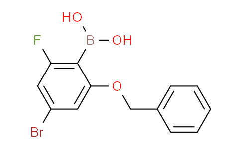 CAS No. 1264175-59-8, (2-(Benzyloxy)-4-bromo-6-fluorophenyl)boronic acid