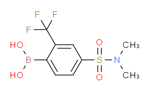 CAS No. 1279107-82-2, (4-(N,N-dimethylsulfamoyl)-2-(trifluoromethyl)phenyl)boronic acid