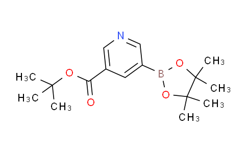 CAS No. 1309982-38-4, tert-butyl 5-(4,4,5,5-tetramethyl-1,3,2-dioxaborolan-2-yl)nicotinate