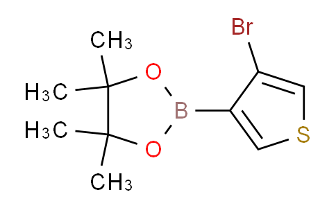 CAS No. 1310404-31-9, 2-(4-bromothiophen-3-yl)-4,4,5,5-tetramethyl-1,3,2-dioxaborolane