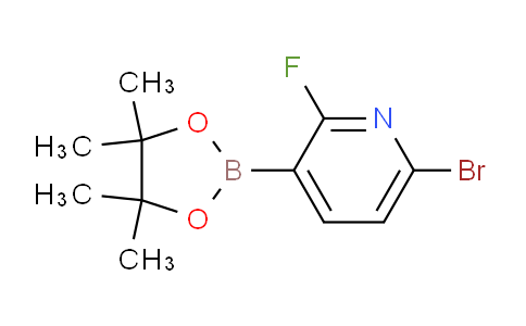 CAS No. 1310404-04-6, 6-bromo-2-fluoro-3-(4,4,5,5-tetramethyl-1,3,2-dioxaborolan-2-yl)pyridine
